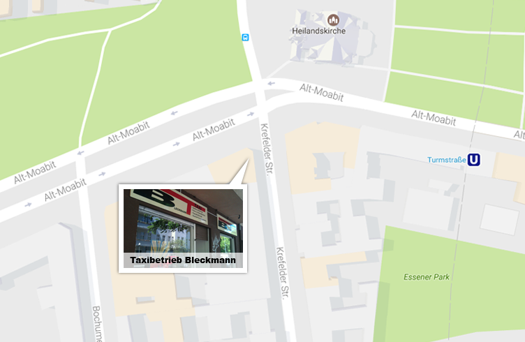 Anfahrt Karte Taxi Bleckmann